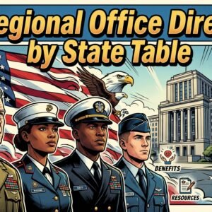 VA regional office directory by state table