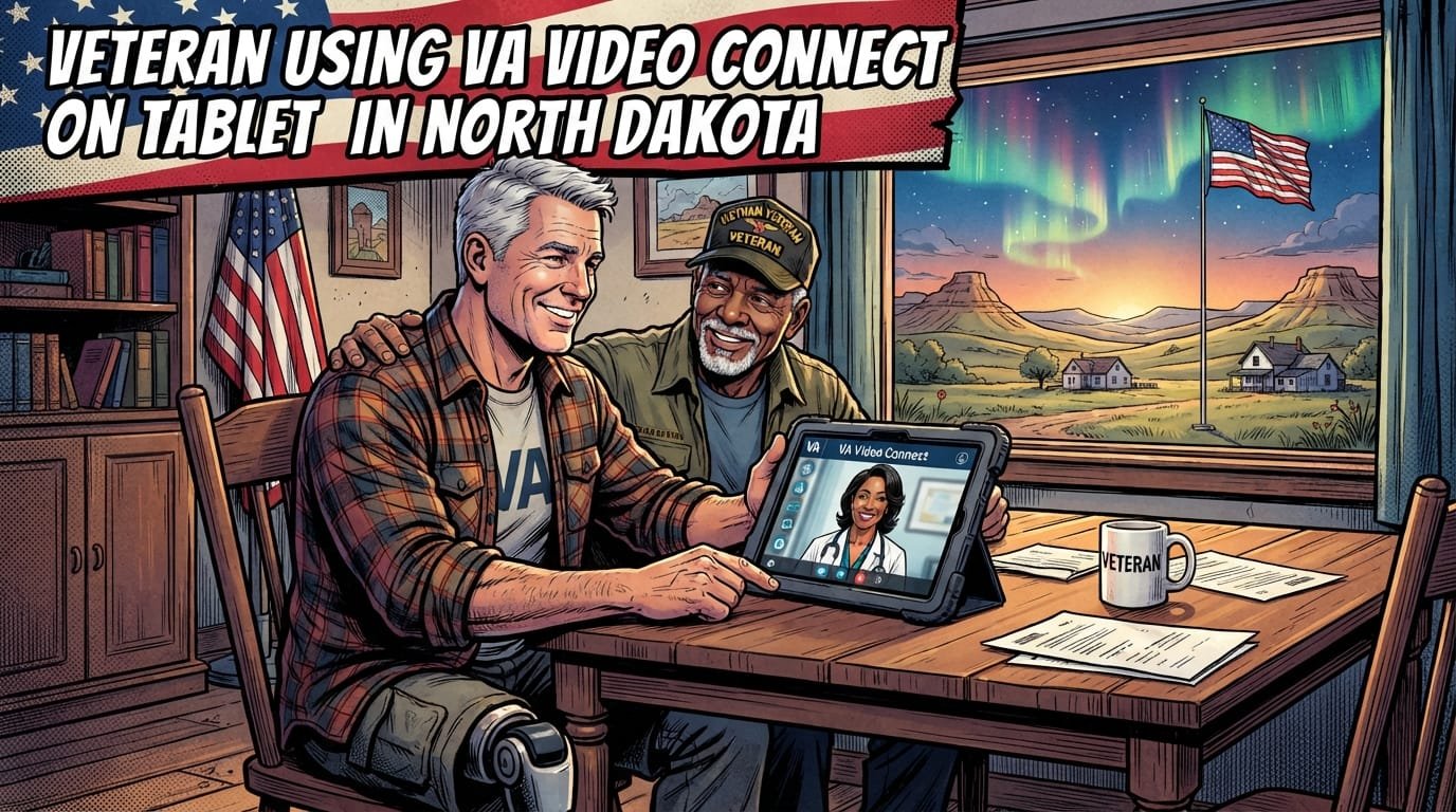 VA telehealth North Dakota