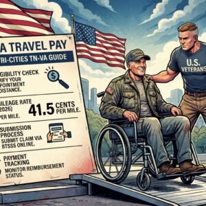VA travel pay Tri-Cities TN-VA guide with 2026 mileage rate 41.5 cents per mile