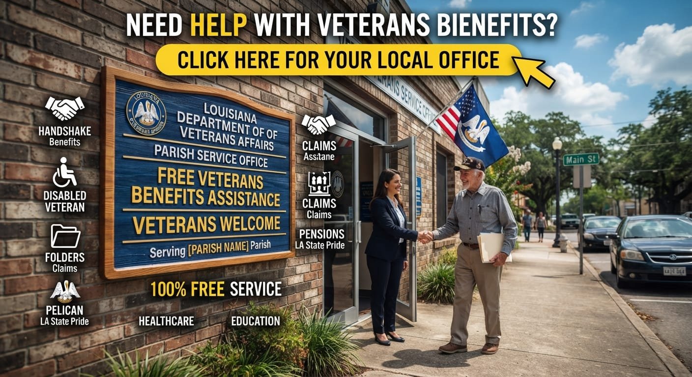 VA veterans benefits Louisiana