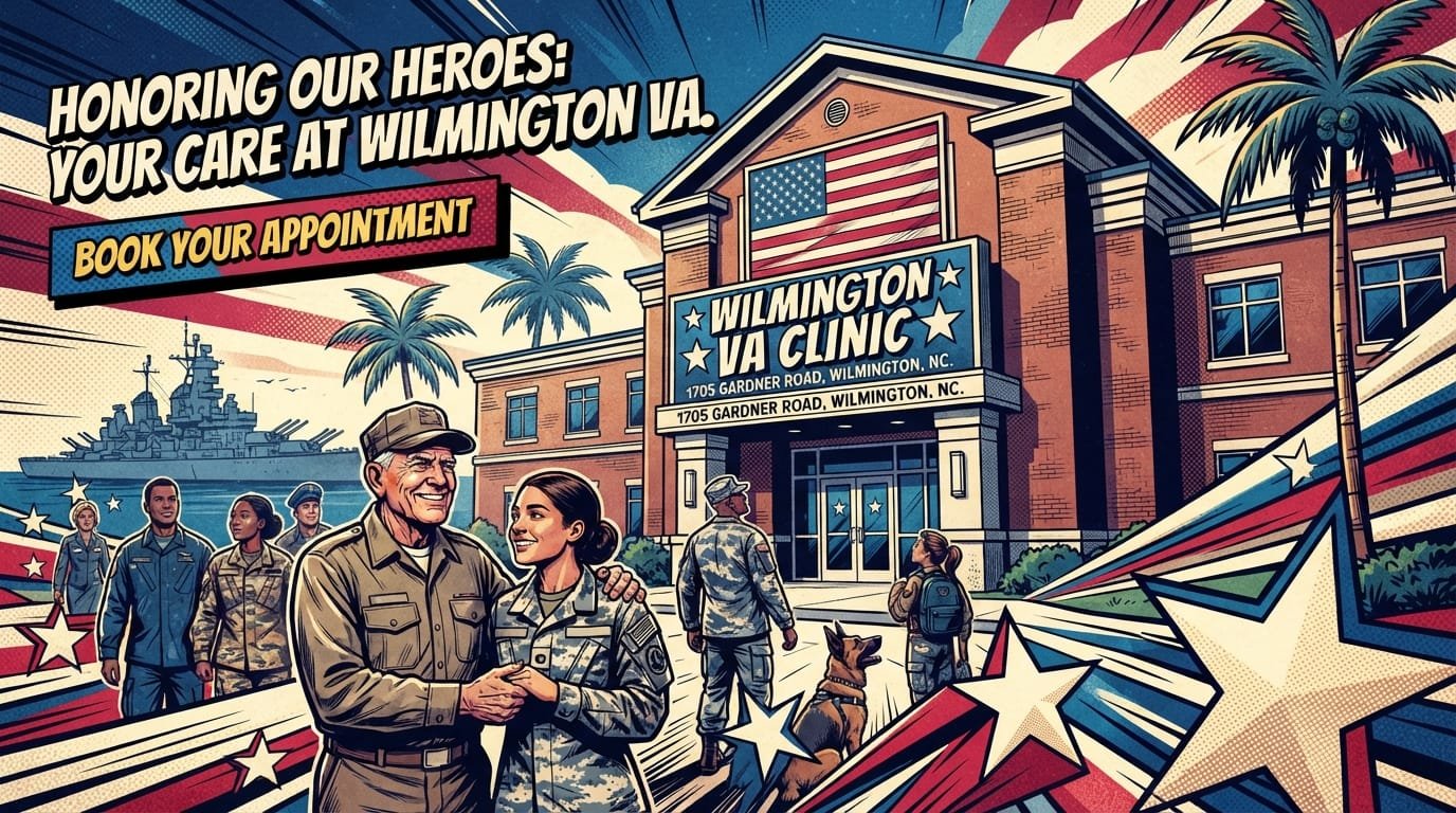 Wilmington VA Clinic building at 1705 Gardner Road in Wilmington NC"