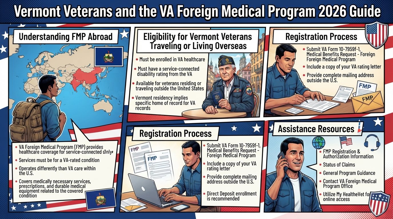 Vermont Veterans & the VA Foreign Medical Program: 2026 Guide
