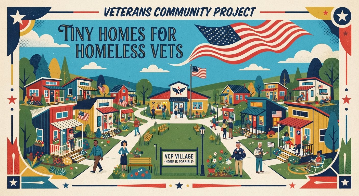 Veterans Community Project: Tiny Homes for Homeless Vets