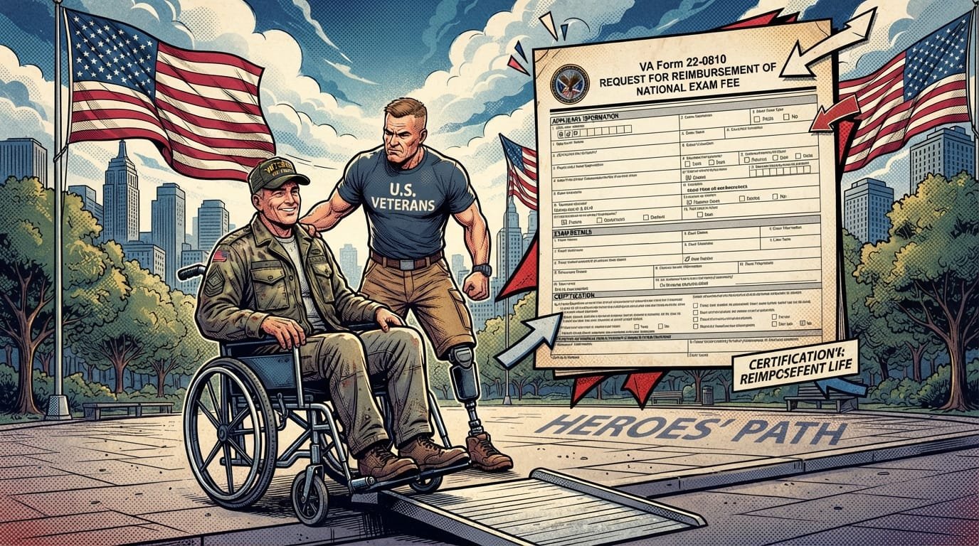 VA Form 22-0810 Request for Reimbursement of National Exam Fee
