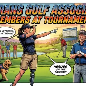 Veterans Golf Association members at tournament