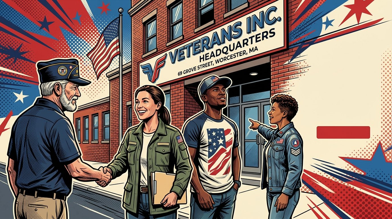 Veterans Inc. headquarters at 69 Grove Street Worcester Massachusetts