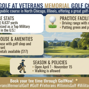 Play Golf at Veterans Memorial: North Chicago IL Course