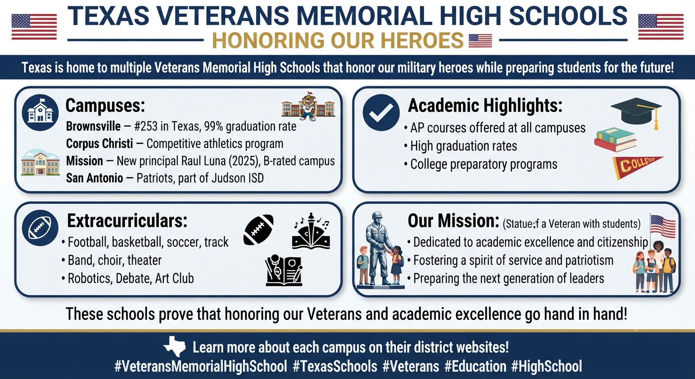 Veterans Memorial High School Corpus Christi Texas location