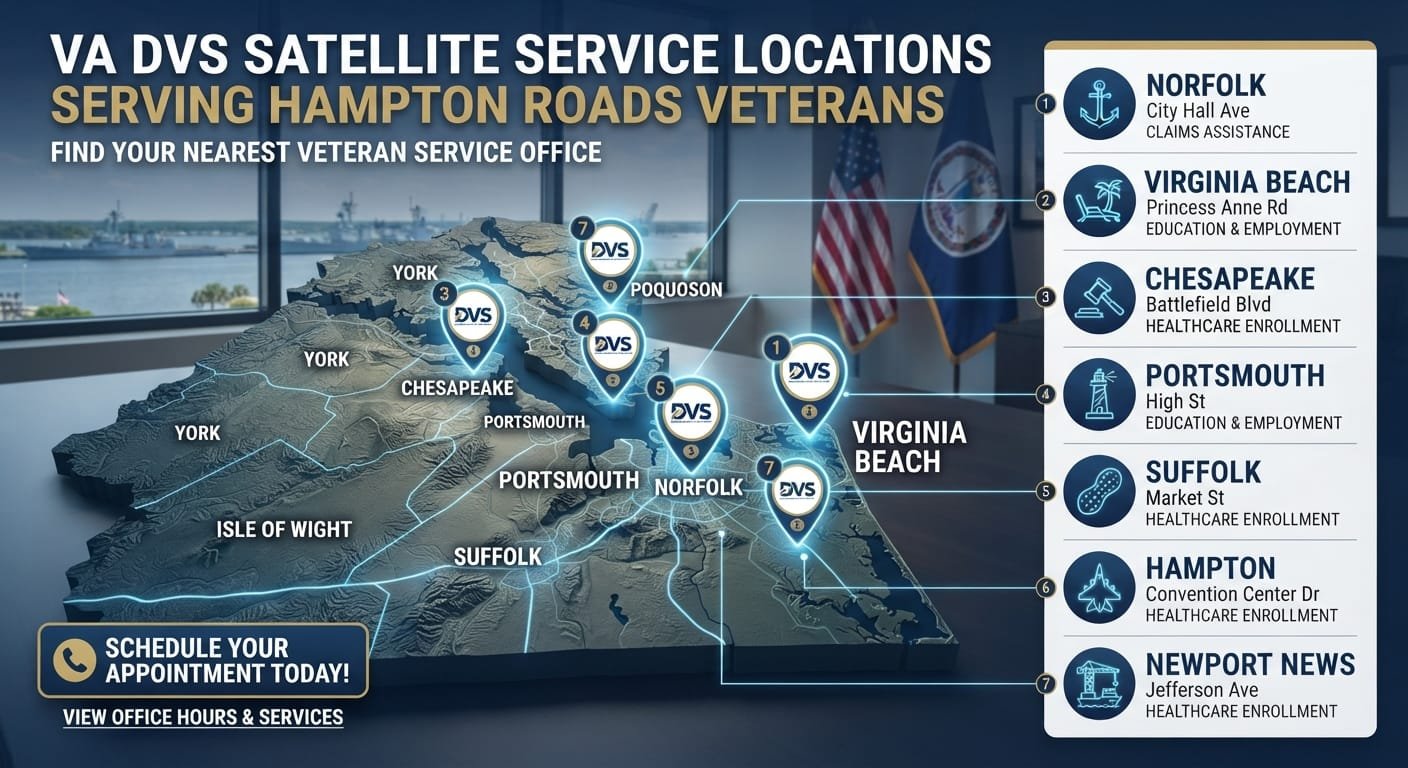 Veterans affairs office Norfolk VA