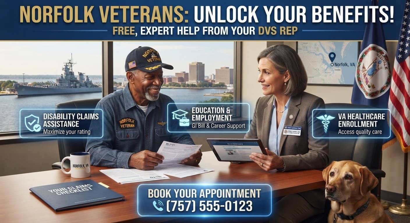 Veterans affairs office Norfolk VA