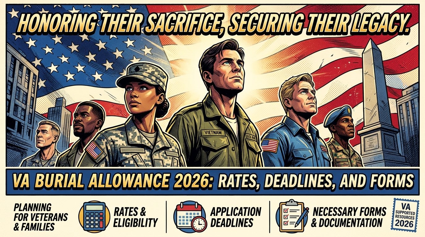 VA Burial Allowance 2026: Rates, Deadlines, and Forms