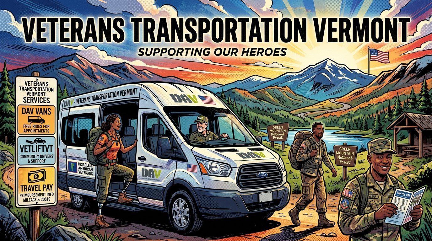 Veterans Transportation Vermont: DAV Vans, VetLiftVT, and Travel Pay
