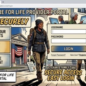 WPS TRICARE For Life Provider Portal login screen at tricare4u.com