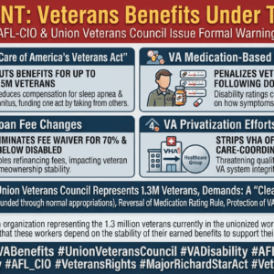afl-cio veterans benefits warning
