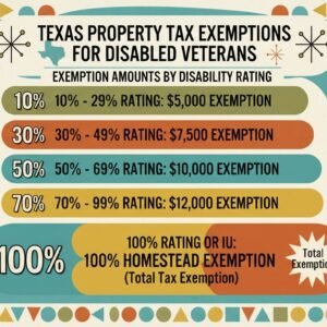 homestead exemption for disabled veterans Texas
