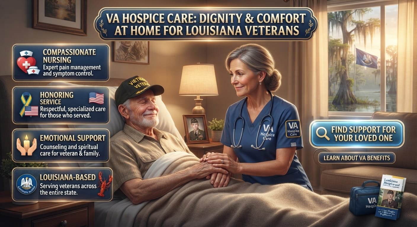 hospice care benefits for veterans Louisiana