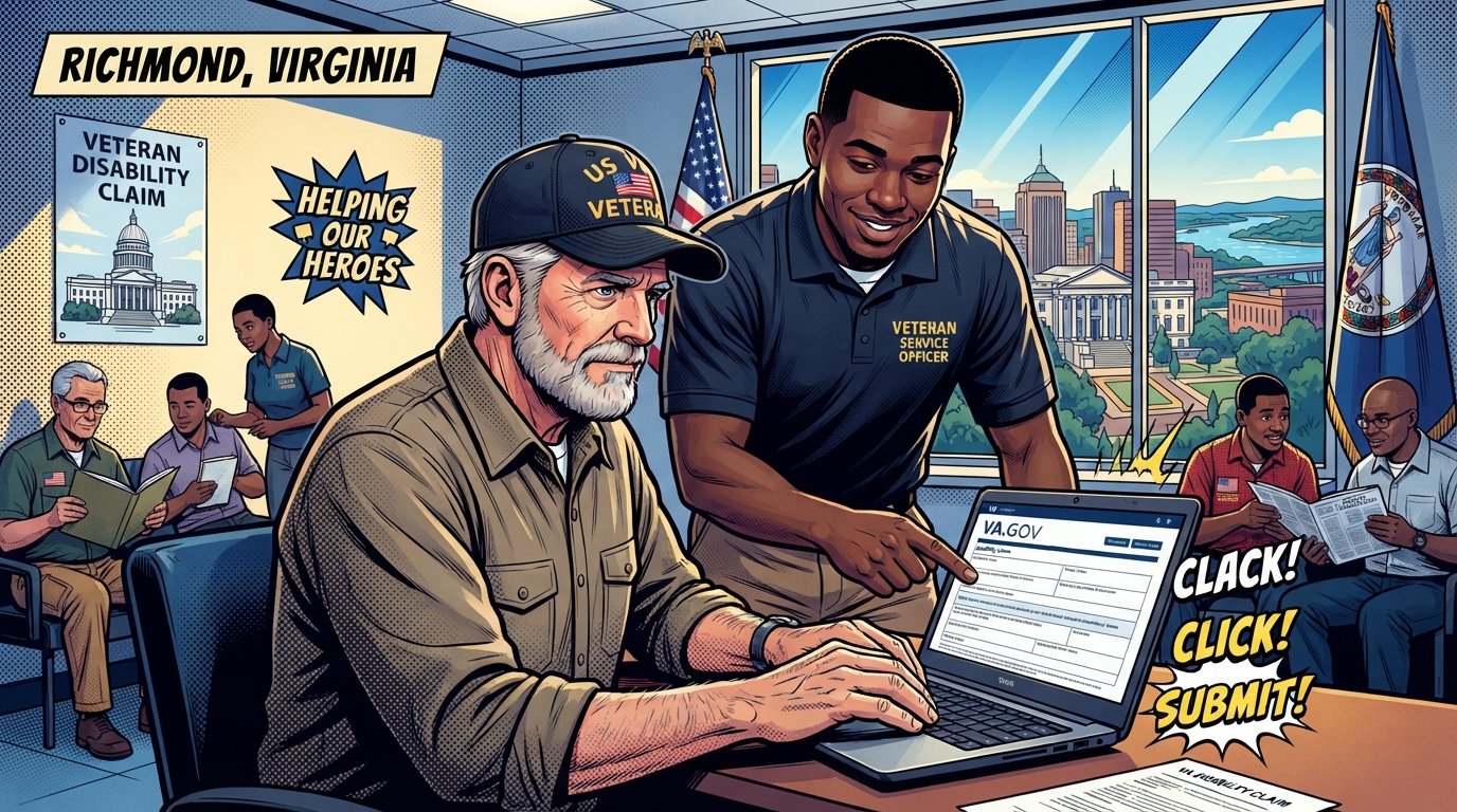 how to apply for VA disability Richmond-Petersburg VA