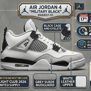 jordan 4 military black