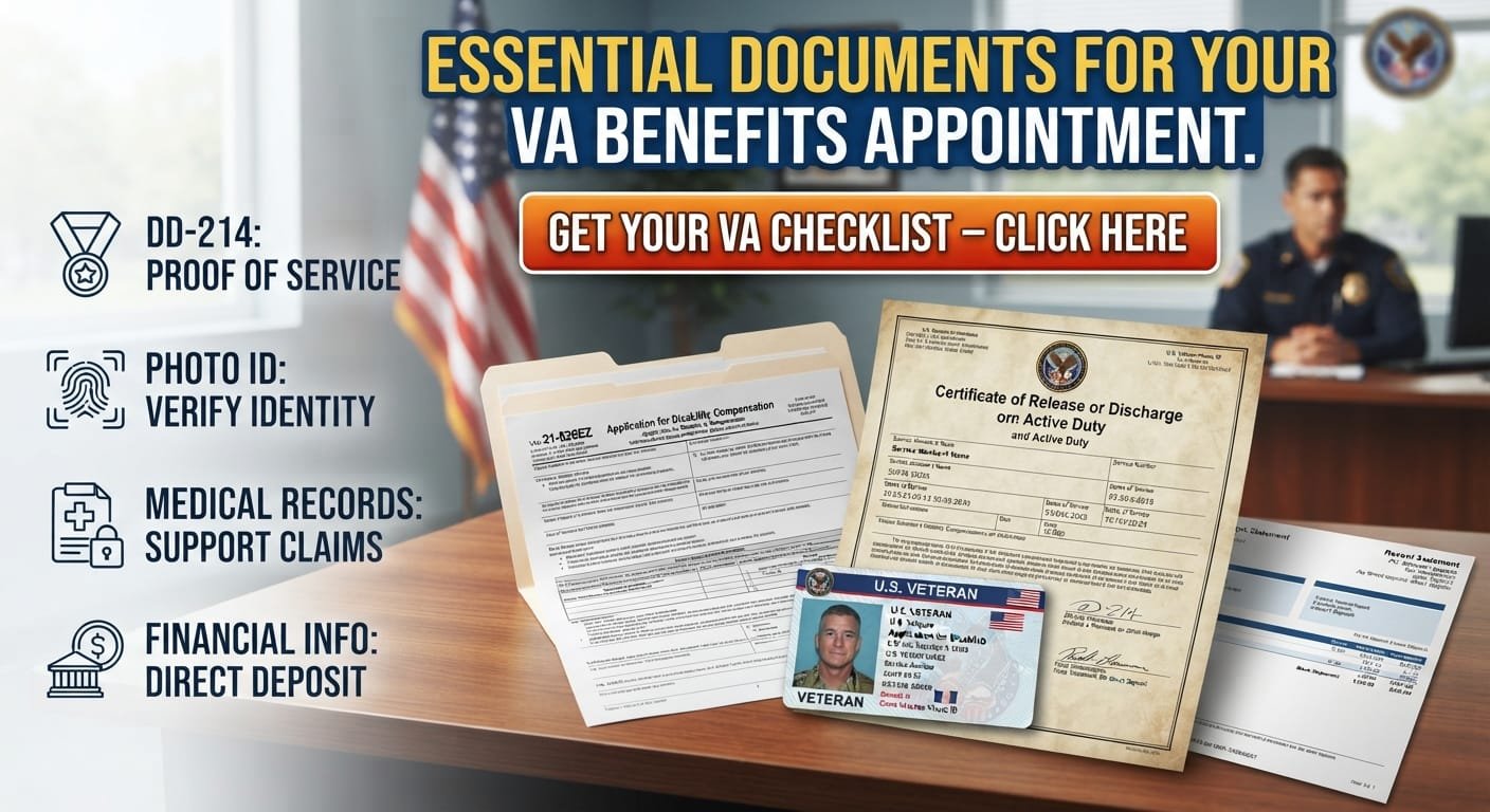 veterans benefits office DC appointment