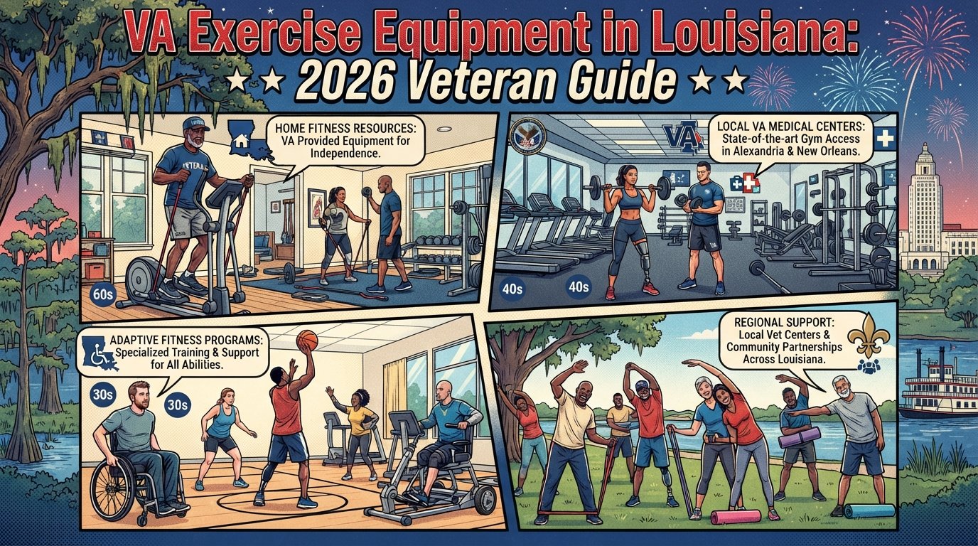 VA Exercise Equipment in Louisiana: 2026 Veteran Guide
