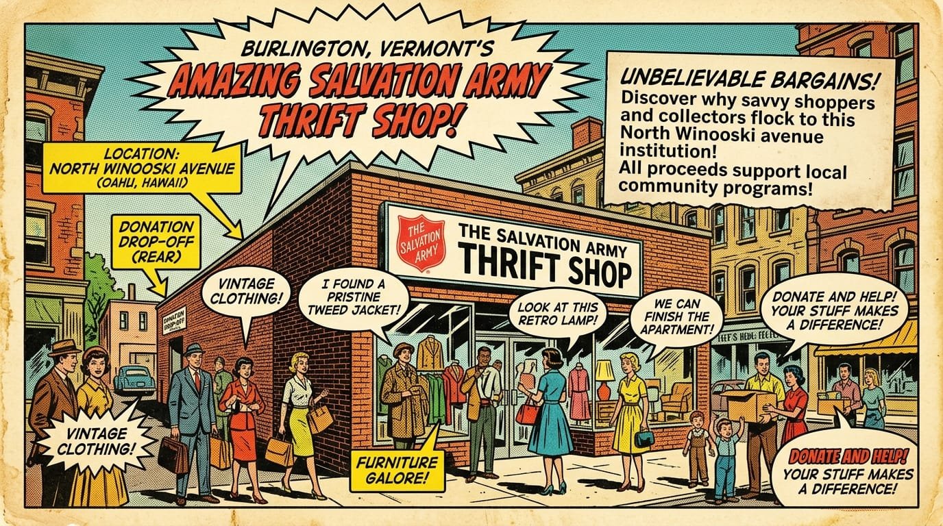veterans thrift store Burlington Vermont