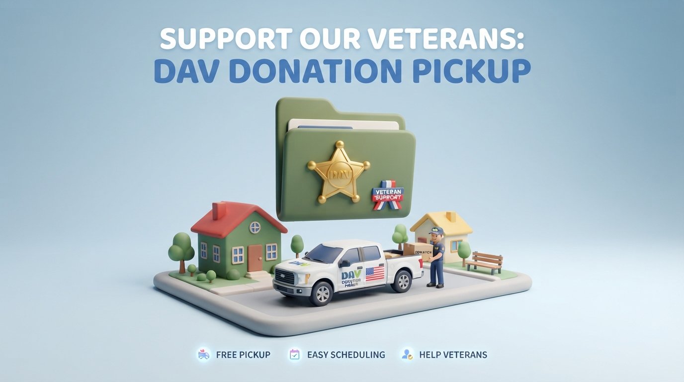 veterans thrift store donation pickup near me